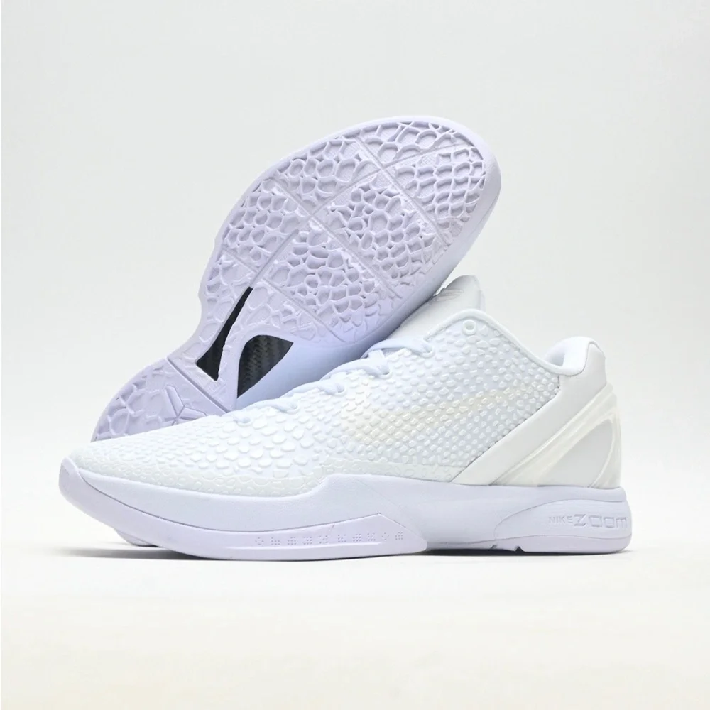 Nike Kobe 6 Men's White Performance Knit Trainer